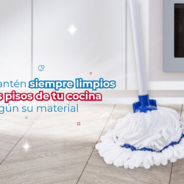 Tips para limpiar el piso de tu cocina según su material